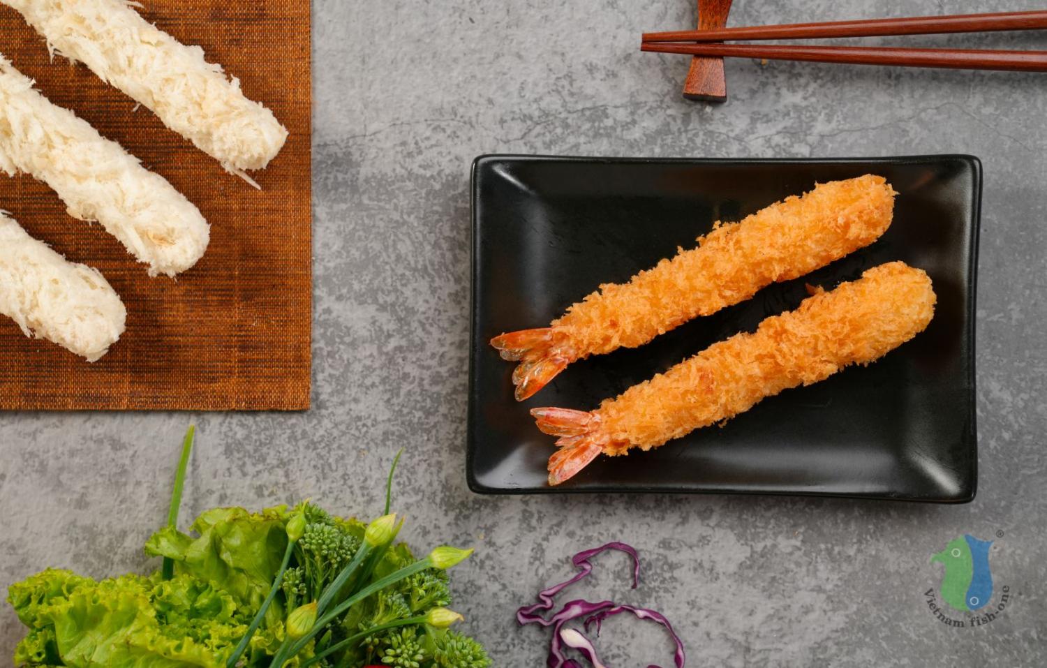 Frozen Breaded Ebifry Vannamei White Shrimp (Stretched)